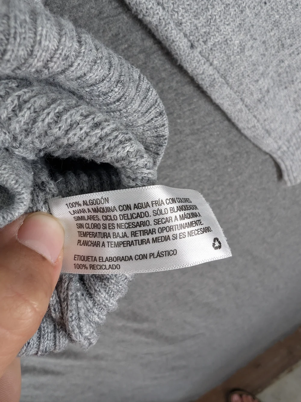 Goodfellow & Co Light Gray Shawl Collar Button Cardigan